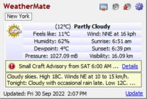 WeatherMate Screenshot