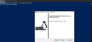 Windows Subsystem for Linux Kernel 2 Screenshot