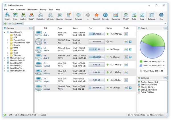 DiskBoss Server screenshot