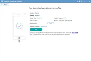 FonePaw iOS System Recovery Screenshot