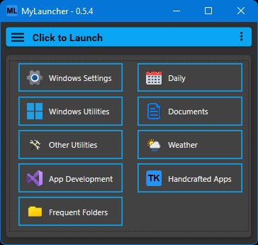 MyLauncher screenshot