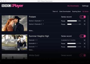 BBC iPlayer Downloads Screenshot