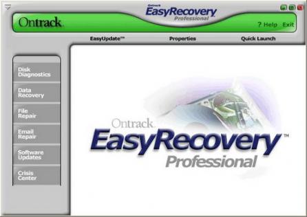 Ontrack EasyRecovery Professional Screenshot
