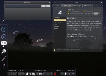 Stellarium screenshot
