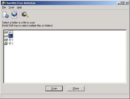 ClamAV Virus Databases Screenshot
