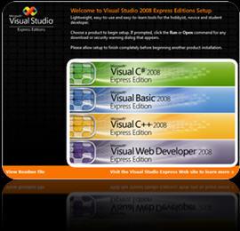 microsoft visual studio 2008 express portable full version software