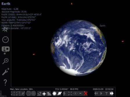 Portable Stellarium screenshot