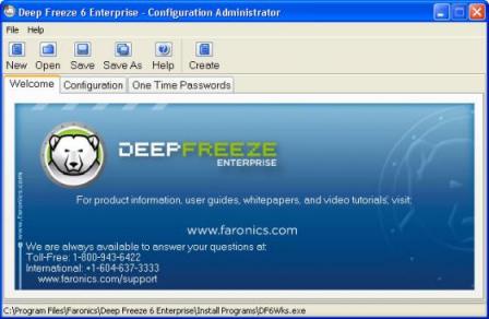 Deep Freeze Server Enterprise Screenshot