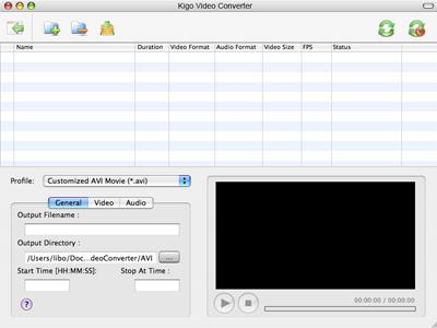 Kigo Video Converter Free for Mac screenshot