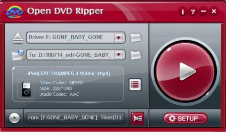 Open DVD Ripper Screenshot