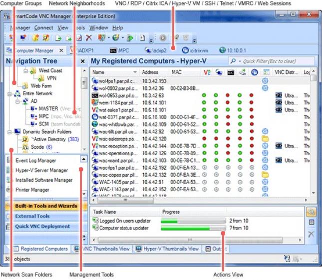 SmartCode VNC Manager Standard Edition screenshot