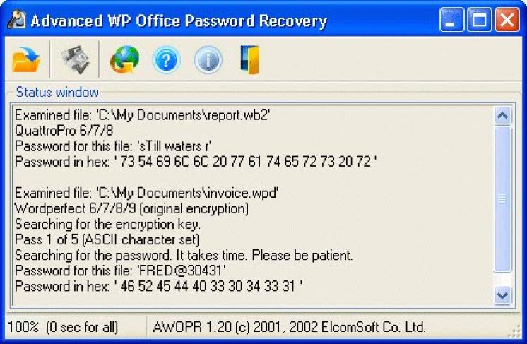 Advanced Office Password Recovery screenshot
