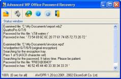Advanced Office Password Recovery Screenshot