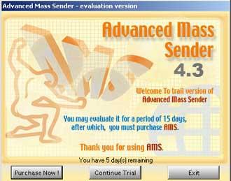 Advanced Mass Sender Screenshot