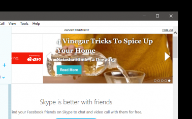 Ads Skype