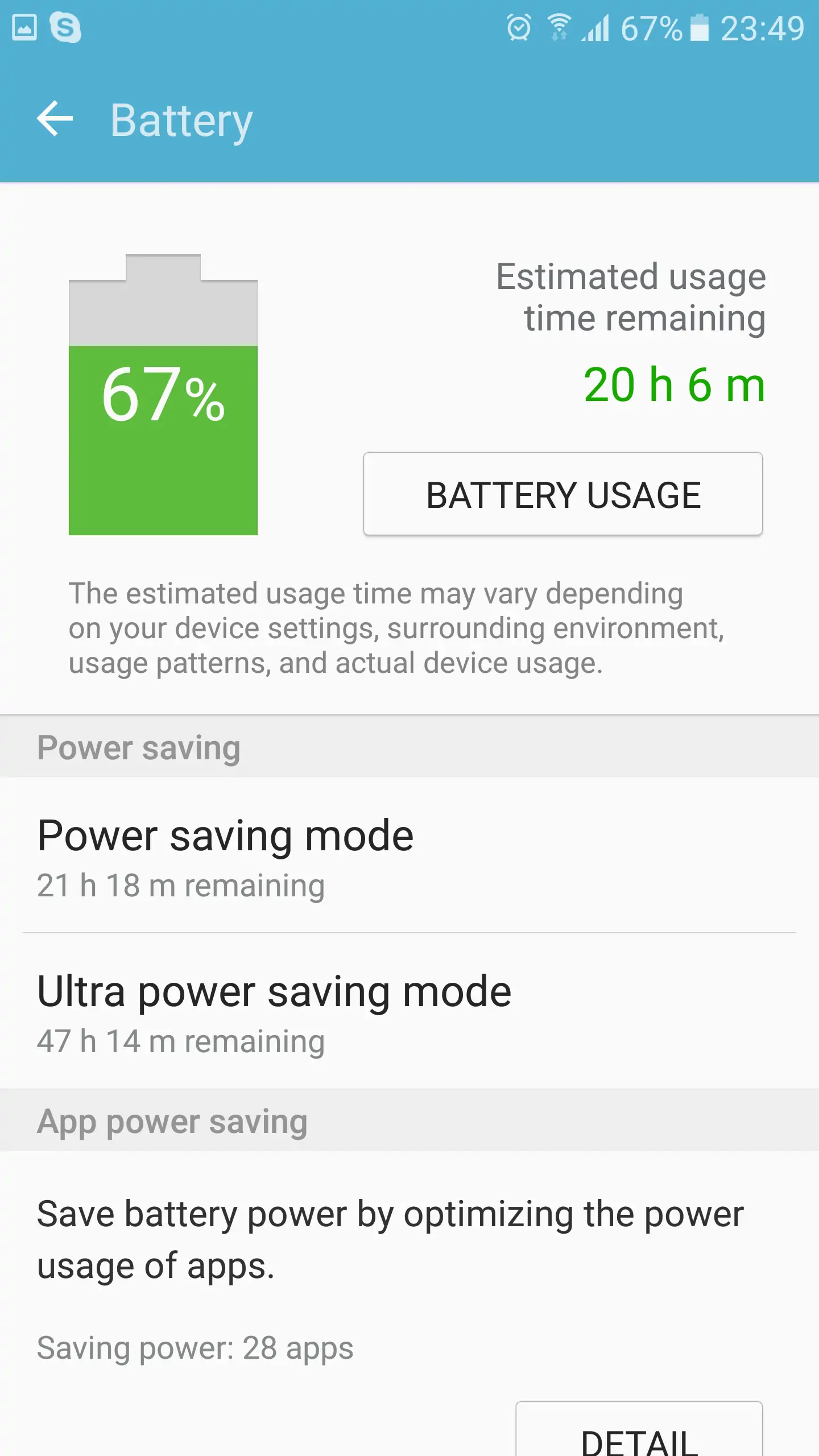 improve Samsung Galaxy S7 battery life