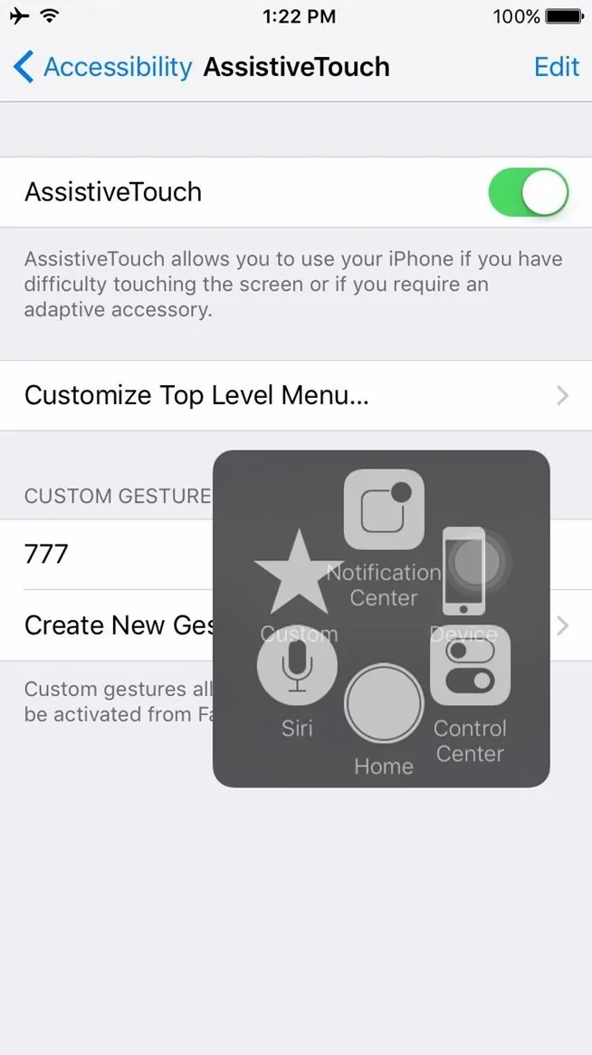 iOS AssistiveTouch