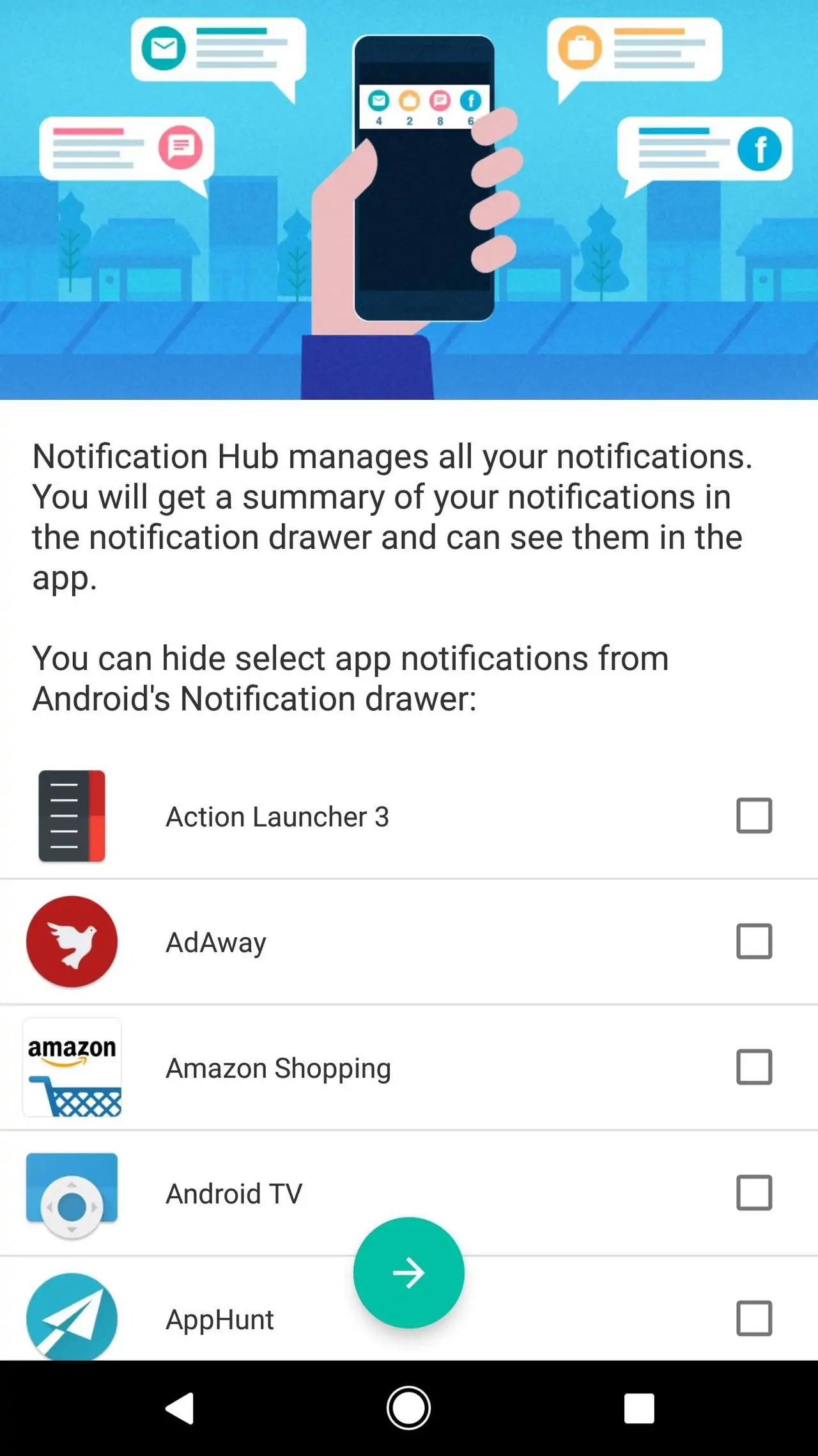 group Android notifications