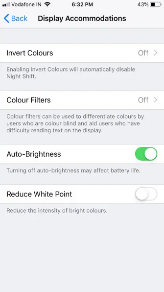 Reduce eye strain on your iPhone
