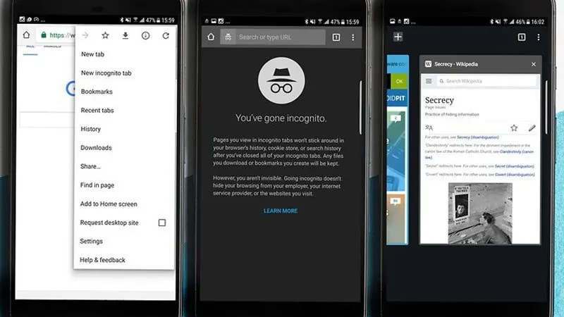 How to use incognito mode on Android